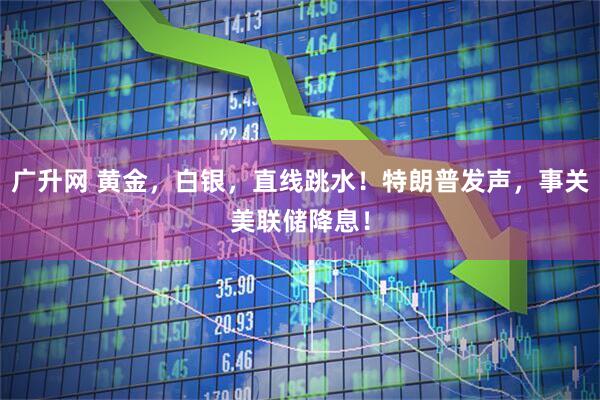 广升网 黄金，白银，直线跳水！特朗普发声，事关美联储降息！